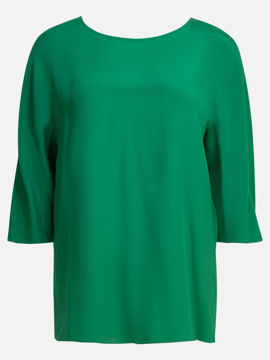 Blouses Solid colour  Green - Max Mara Pianoforte Women | PLP | VIETTI Online Store 
