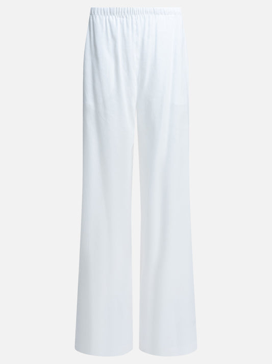 Leisure trousers Solid colour  White - Max Mara Pure Women | PLP | VIETTI Online Store 
