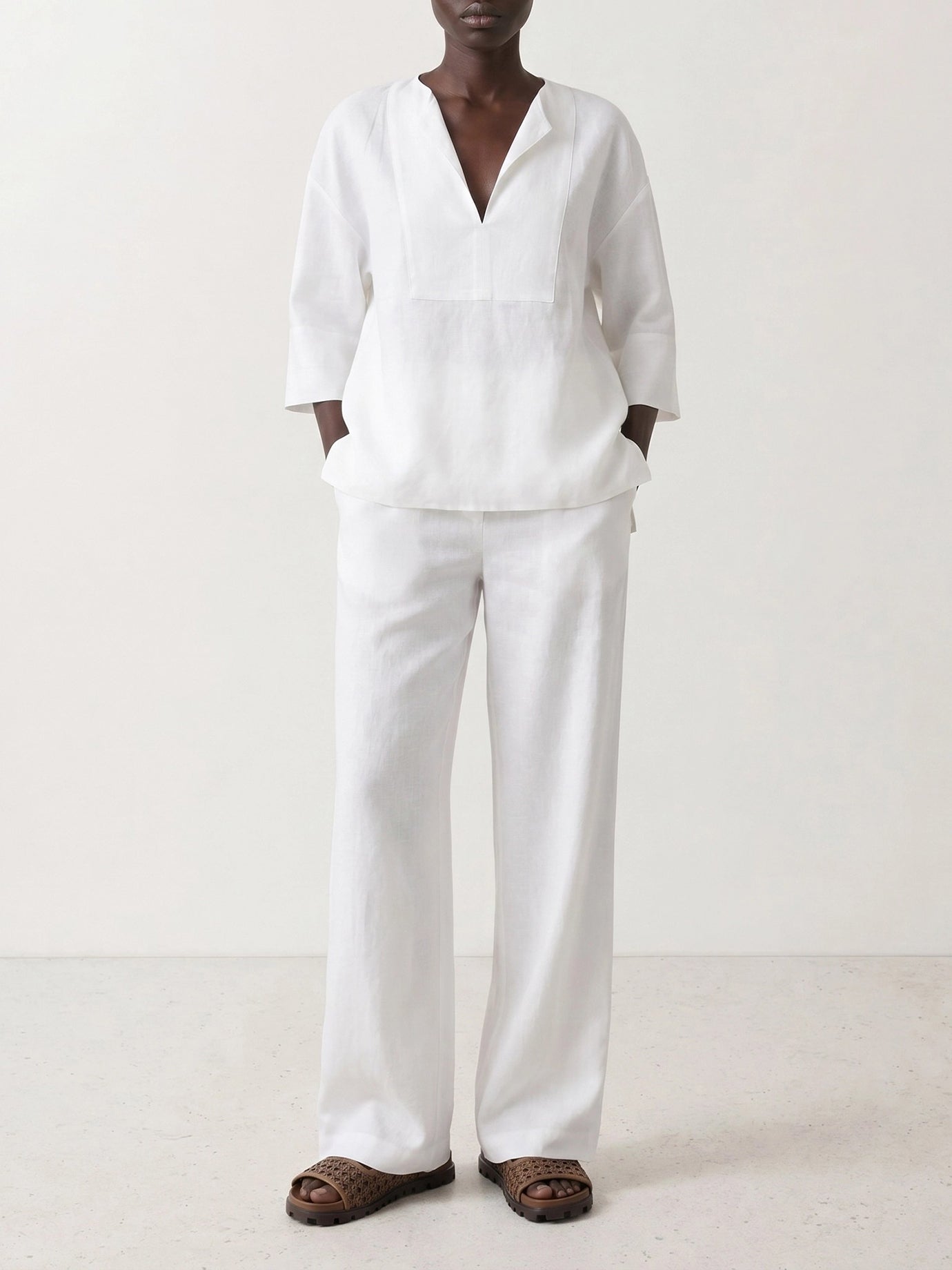 Blouses Solid colour  White - Max Mara Pure Women | PDP | VIETTI Online Store | Zoom-Modal_2
