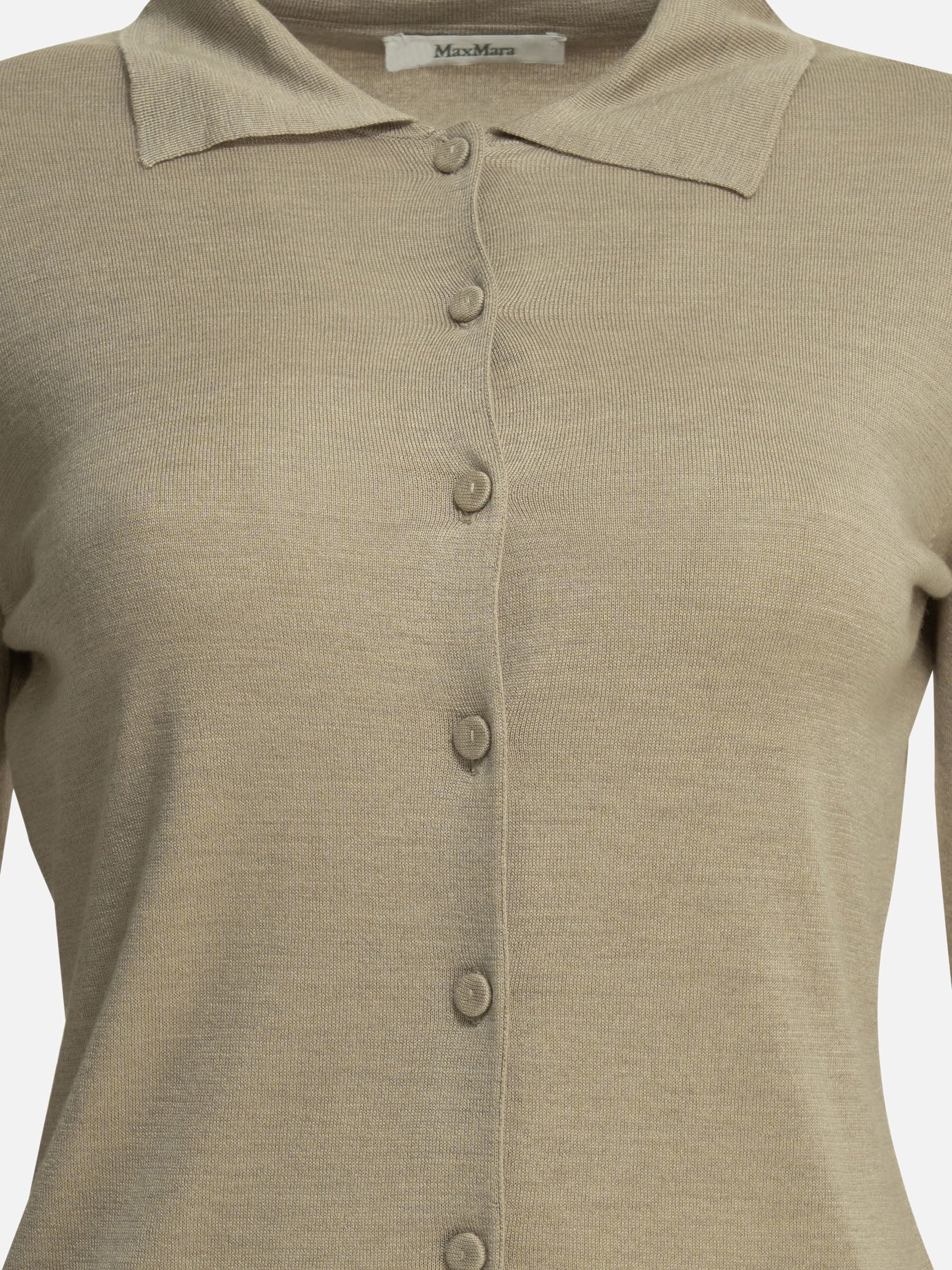 Cardigans Solid colour  Beige - Max Mara Pure Women | PDP | VIETTI Online Store | thumbnail_3