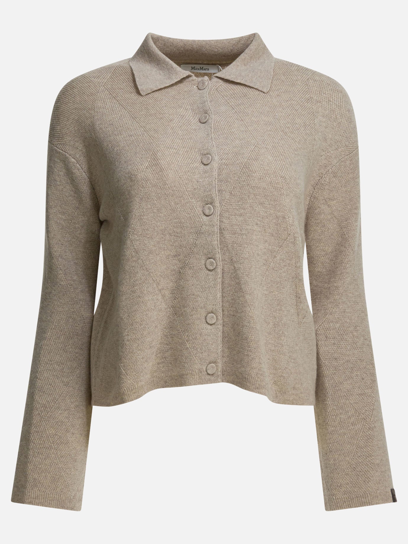 Cardigans Solid colour  Beige - Max Mara Pure Women | PDP | VIETTI Online Store | thumbnail