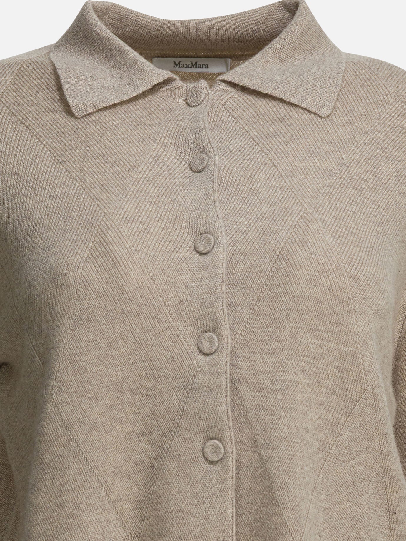 Cardigans Solid colour  Beige - Max Mara Pure Women | PDP | VIETTI Online Store | Zoom-Modal_3
