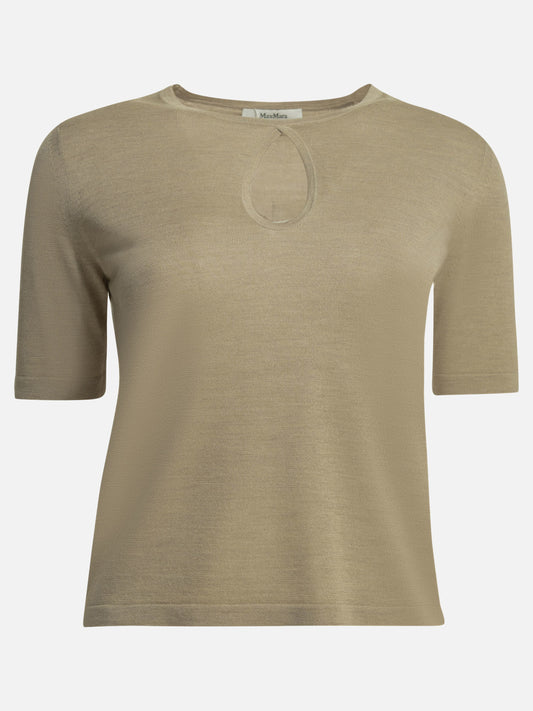 Round neck sweaters Solid colour  Beige - Max Mara Pure Women | PDP | VIETTI Online Store 
