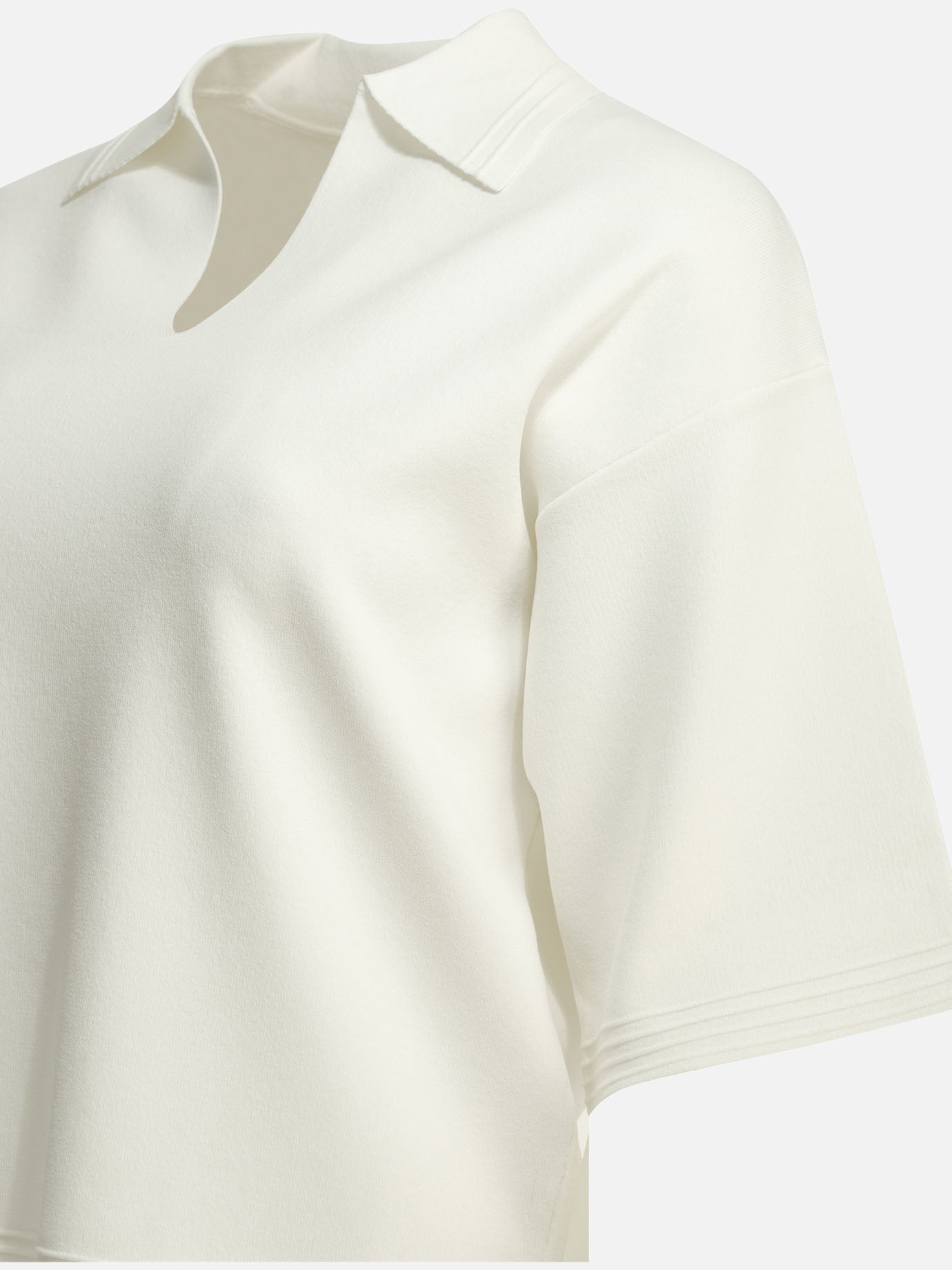 Polo shirts without buttons Solid colour  White - Max Mara Pure Women | PDP | VIETTI Online Store | Zoom-Modal_4
