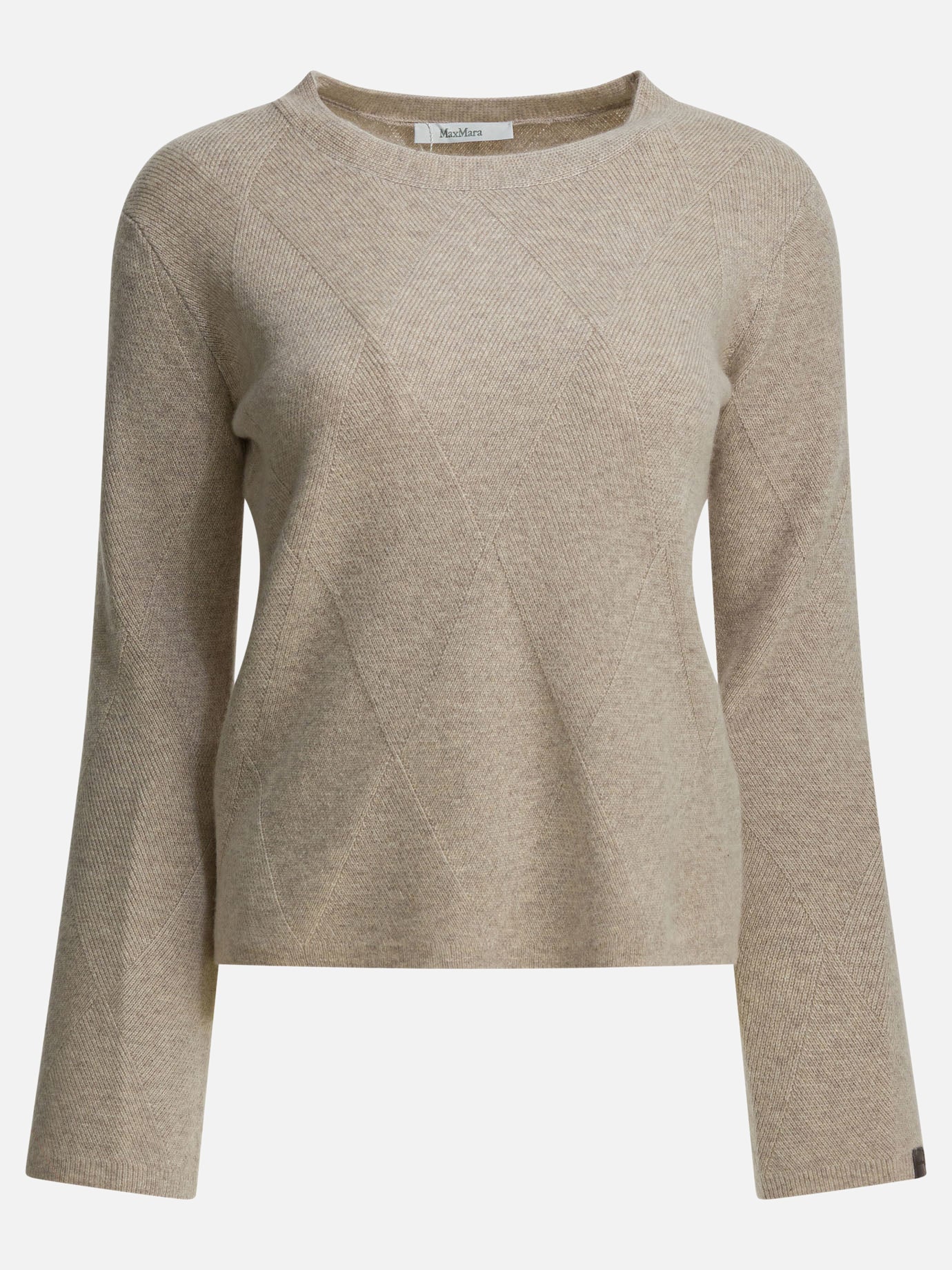 Maglioni girocollo Solid colour  Beige - Max Mara Pure Donna | PDP | VIETTI Online Store | Zoom-Modal
