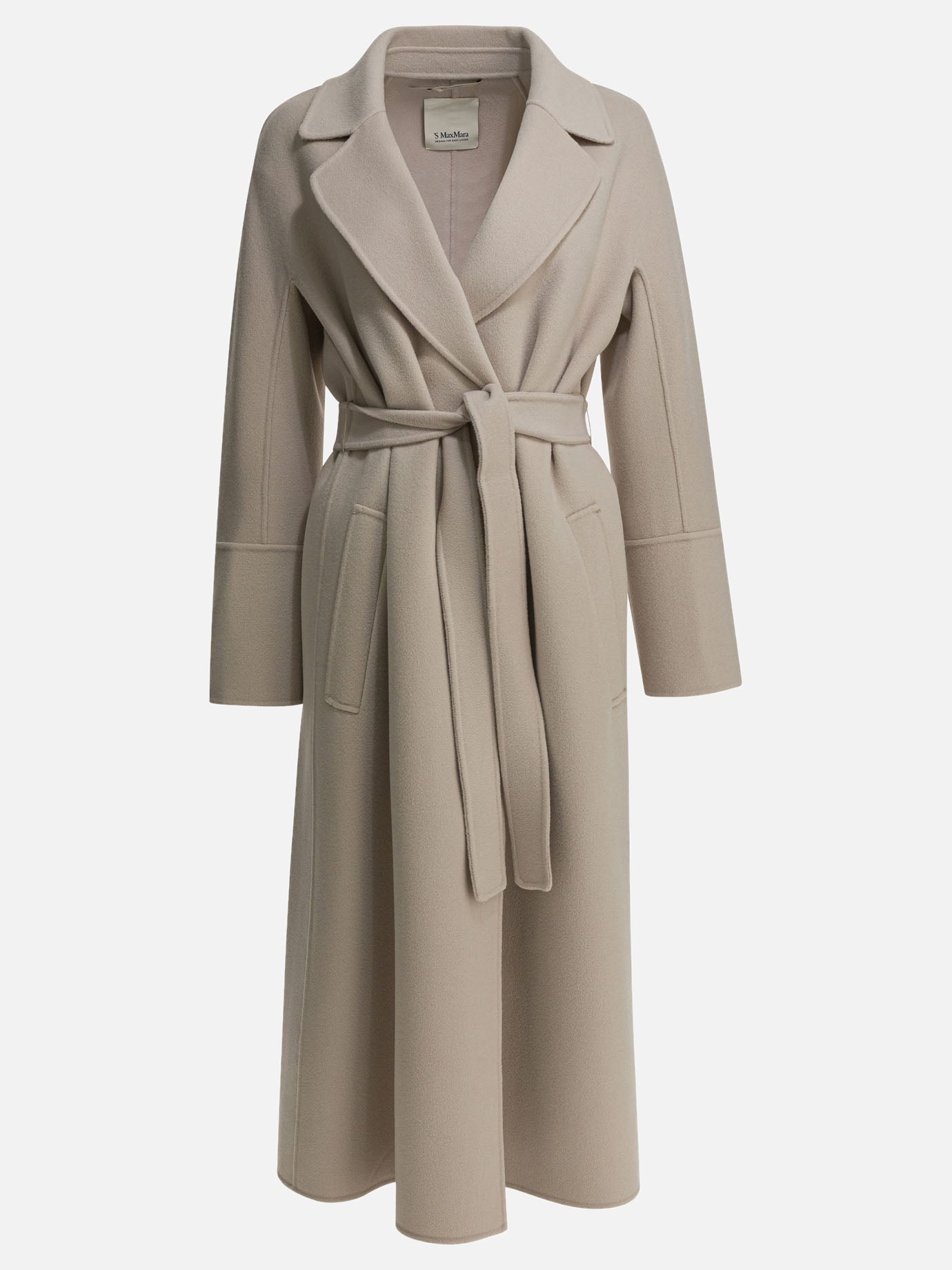 Long coats Solid colour  Beige - Max Mara S Women | PDP | VIETTI Online Store | thumbnail