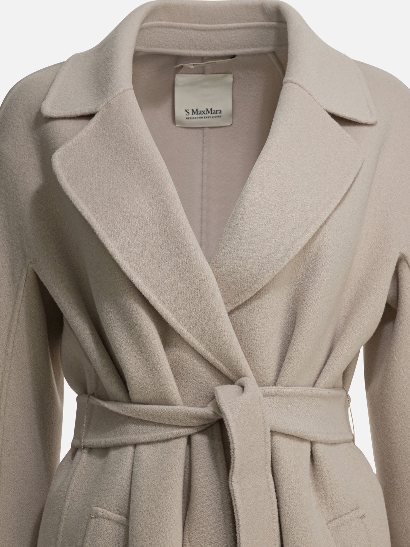 Long coats Solid colour  Beige - Max Mara S Women | PDP | VIETTI Online Store | Zoom-Modal_3
