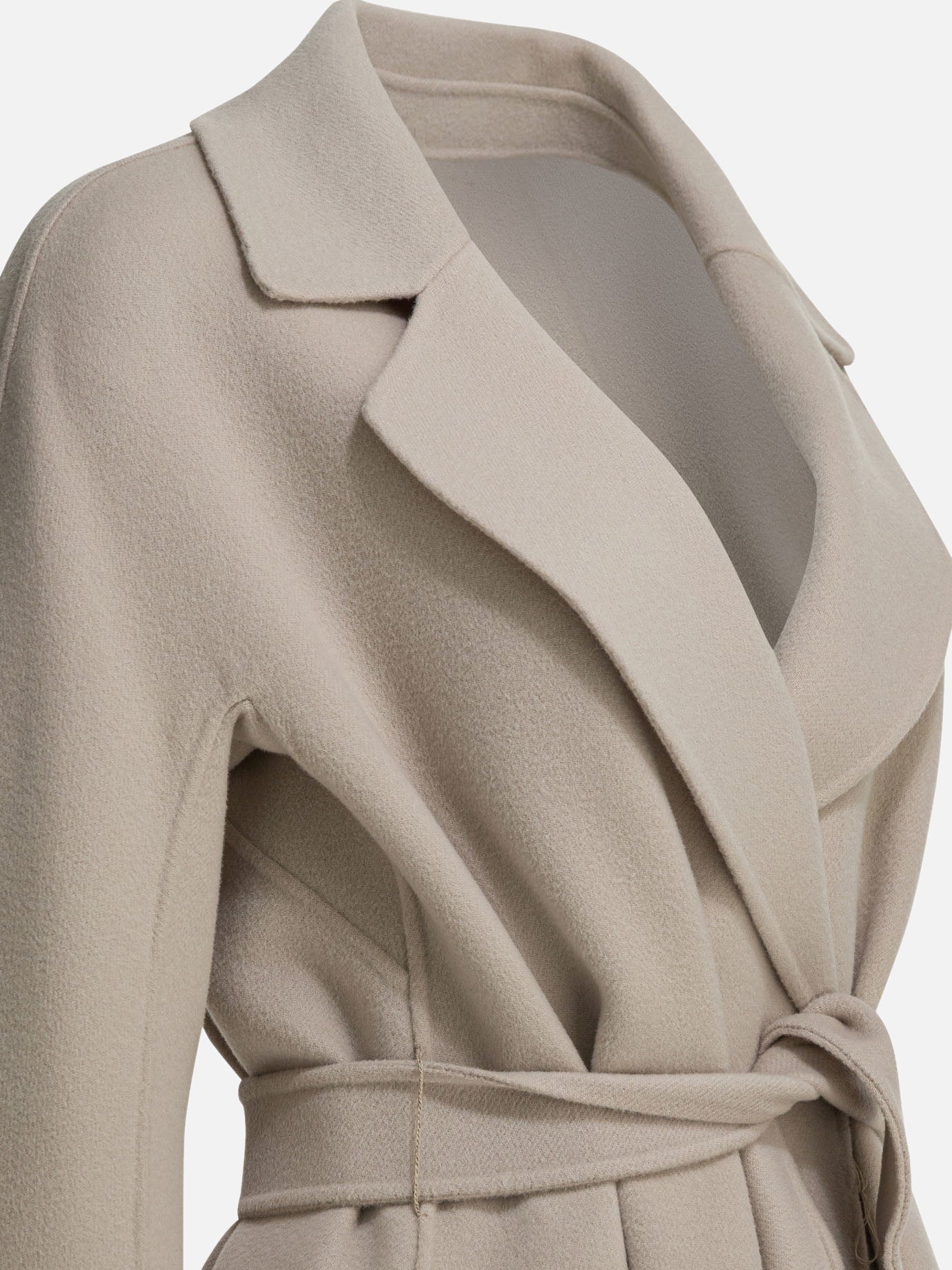 Long coats Solid colour  Beige - Max Mara S Women | PDP | VIETTI Online Store | thumbnail_4