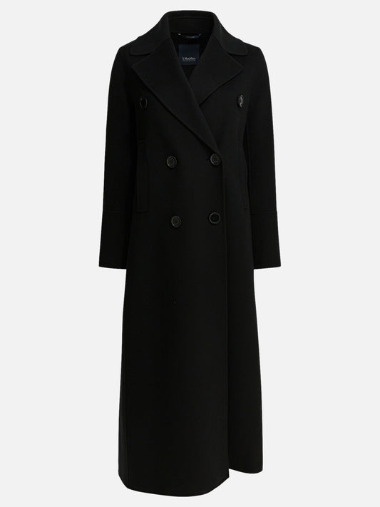 Long coats Solid colour  Black - Max Mara S Women | PLP | VIETTI Online Store 
