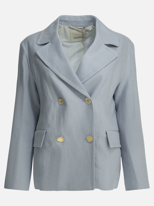 Blazer Solid colour  Azzurro - Max Mara S Donna | PLP | VIETTI Online Store 
