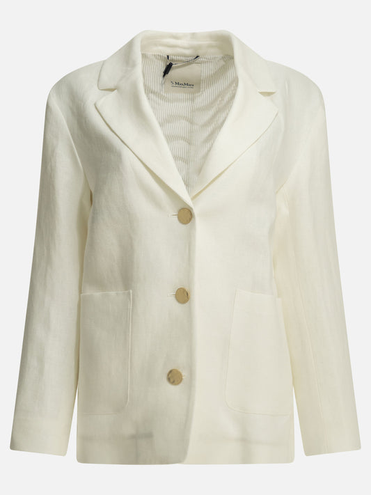 Blazer Solid colour  Bianco - Max Mara S Donna | PLP | VIETTI Online Store 

