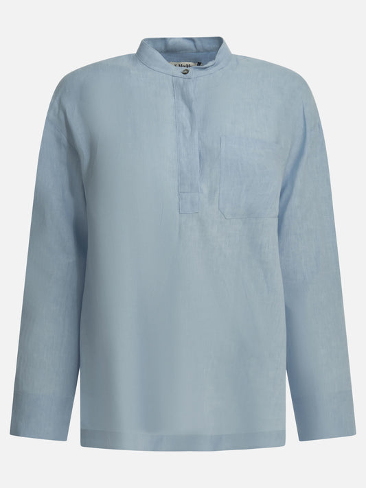 Casual shirts Solid colour  Light blue - Max Mara S Women | PLP | VIETTI Online Store 
