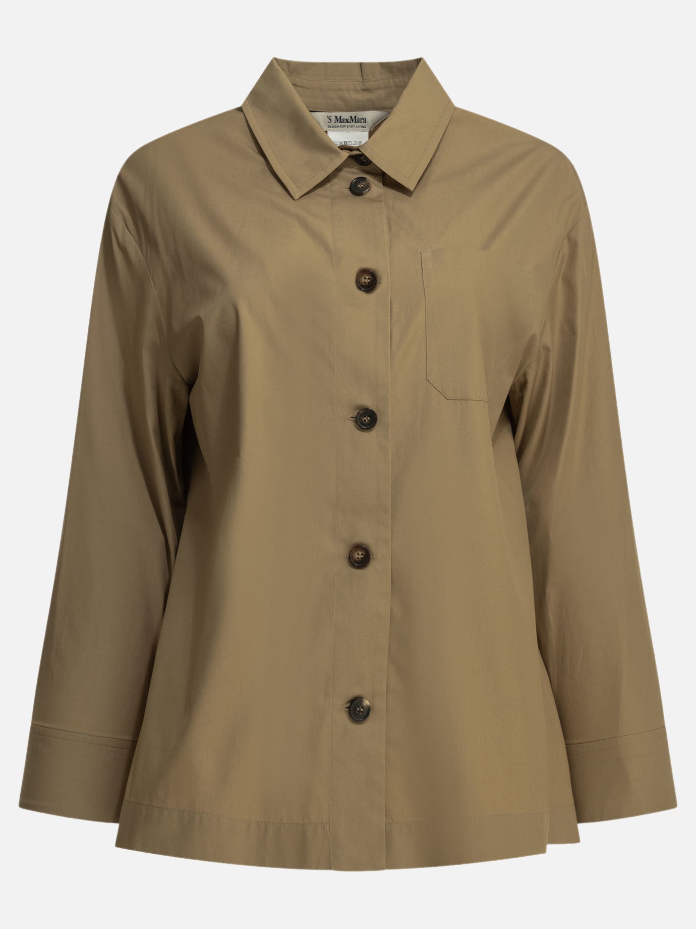 Casual shirts Solid colour  Beige - Max Mara S Women | PDP | VIETTI Online Store | thumbnail