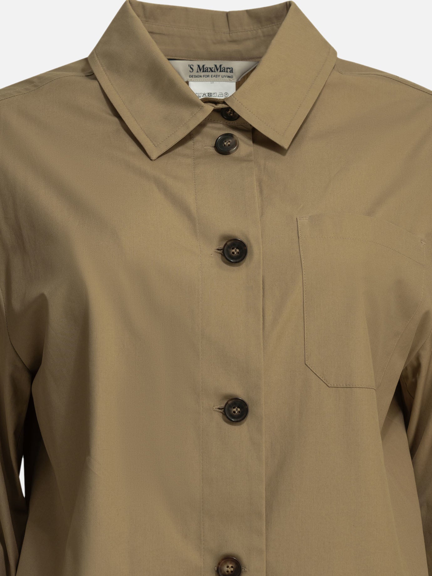 Casual shirts Solid colour  Beige - Max Mara S Women | PDP | VIETTI Online Store | thumbnail_3