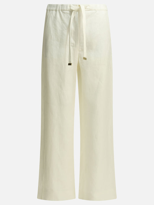 Leisure trousers Solid colour  White - Max Mara S Women | PDP | VIETTI Online Store 
