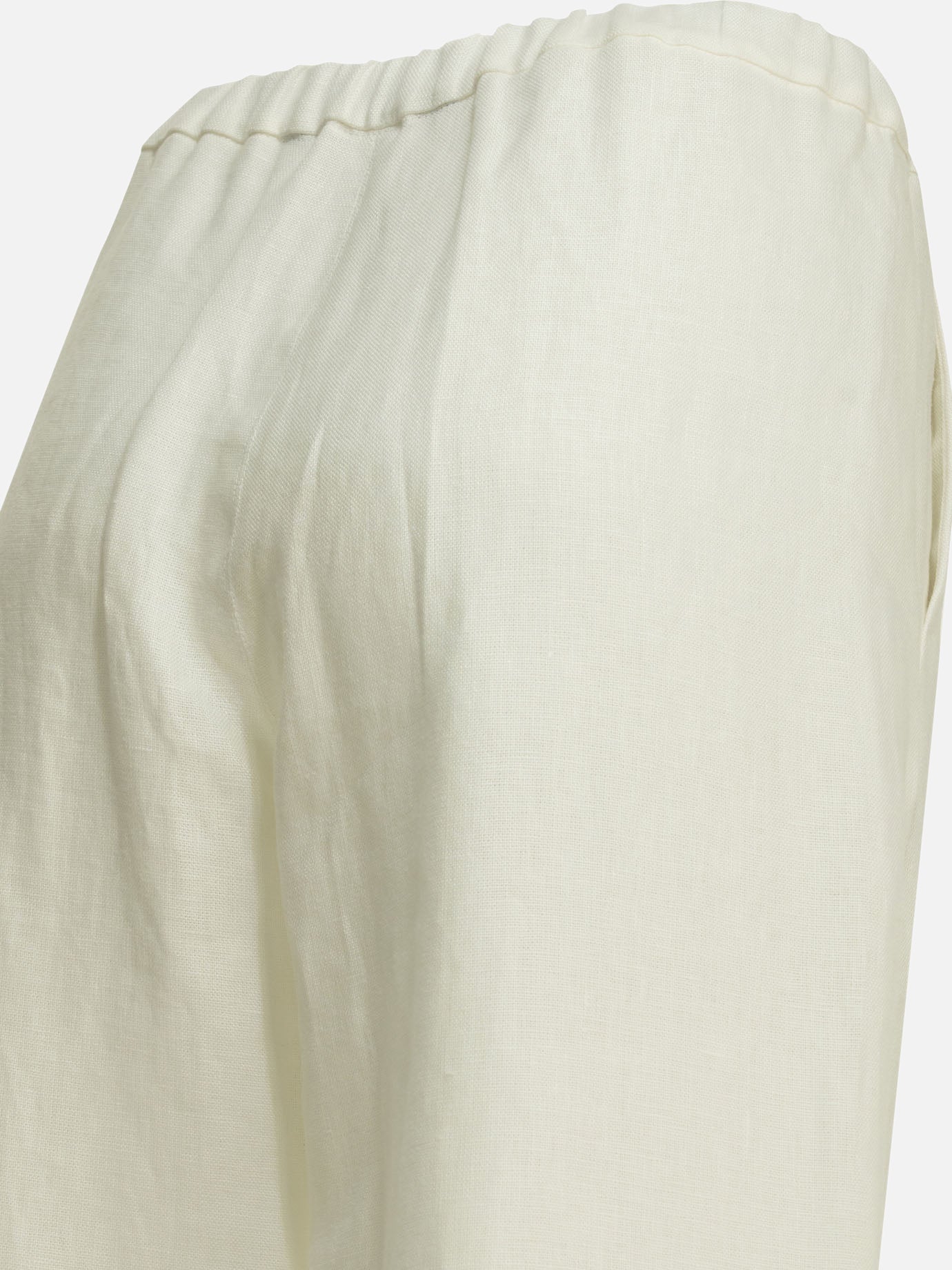 Leisure trousers Solid colour  White - Max Mara S Women | PDP | VIETTI Online Store | Zoom-Modal_3
