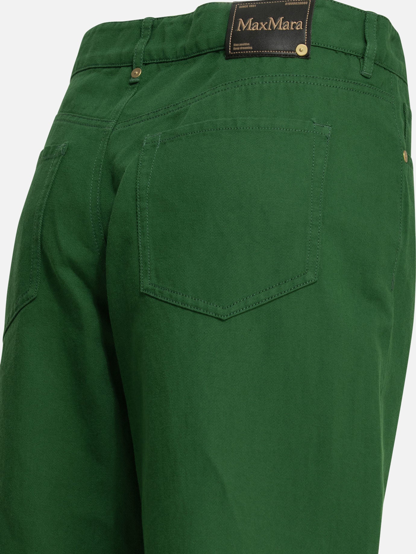 Leisure trousers Solid colour  Green - Max Mara S Women | PDP | VIETTI Online Store | thumbnail_4