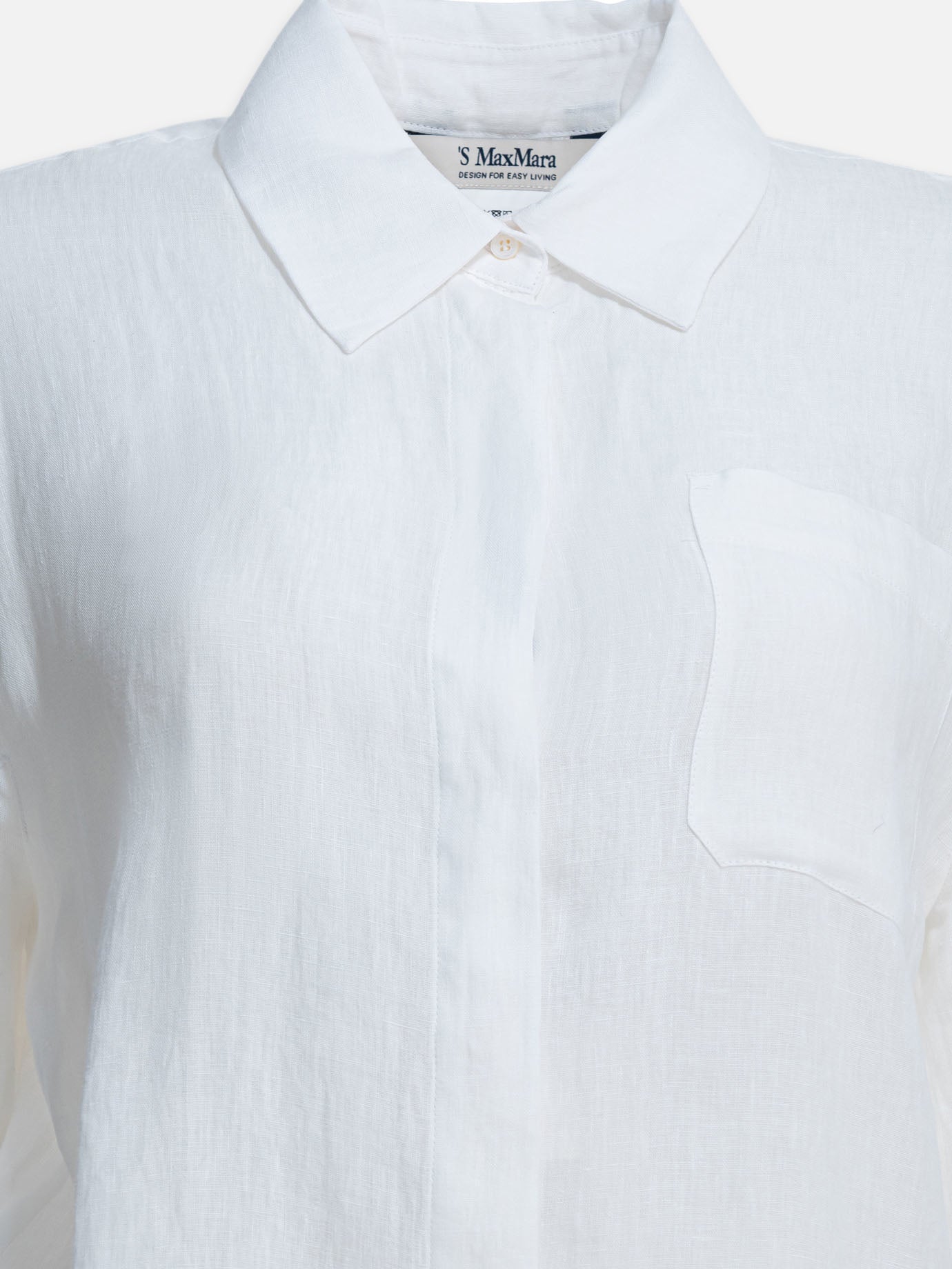 Casual shirts Solid colour  White - Max Mara S Women | PDP | VIETTI Online Store | thumbnail_3