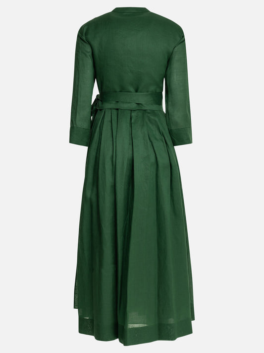 Midi dresses Solid colour  Green - Max Mara S Women | PDP | VIETTI Online Store | 2
