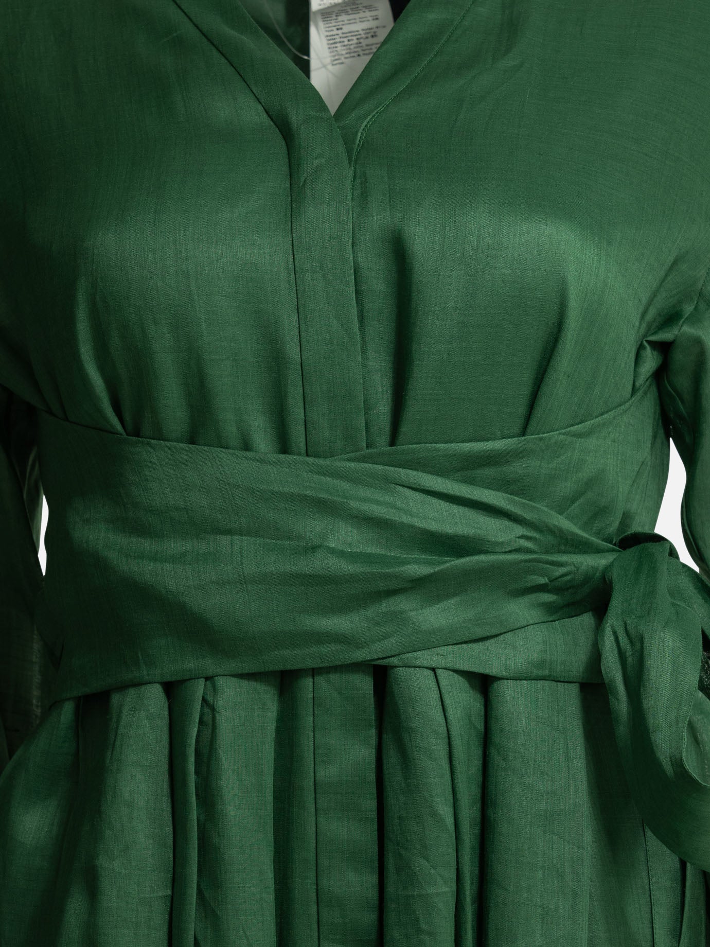 Max Mara S Chemisier midi dress Green - Women | VIETTI Online Store Max Mara S Chemisier midi dress Green - Women | VIETTI Online Store