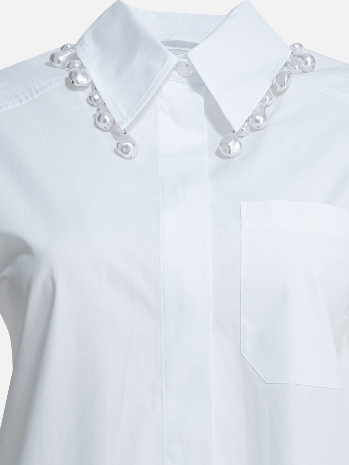 Casual shirts Solid colour  White - Max Mara Sportmax Women | PDP | VIETTI Online Store | Zoom-Modal_3
