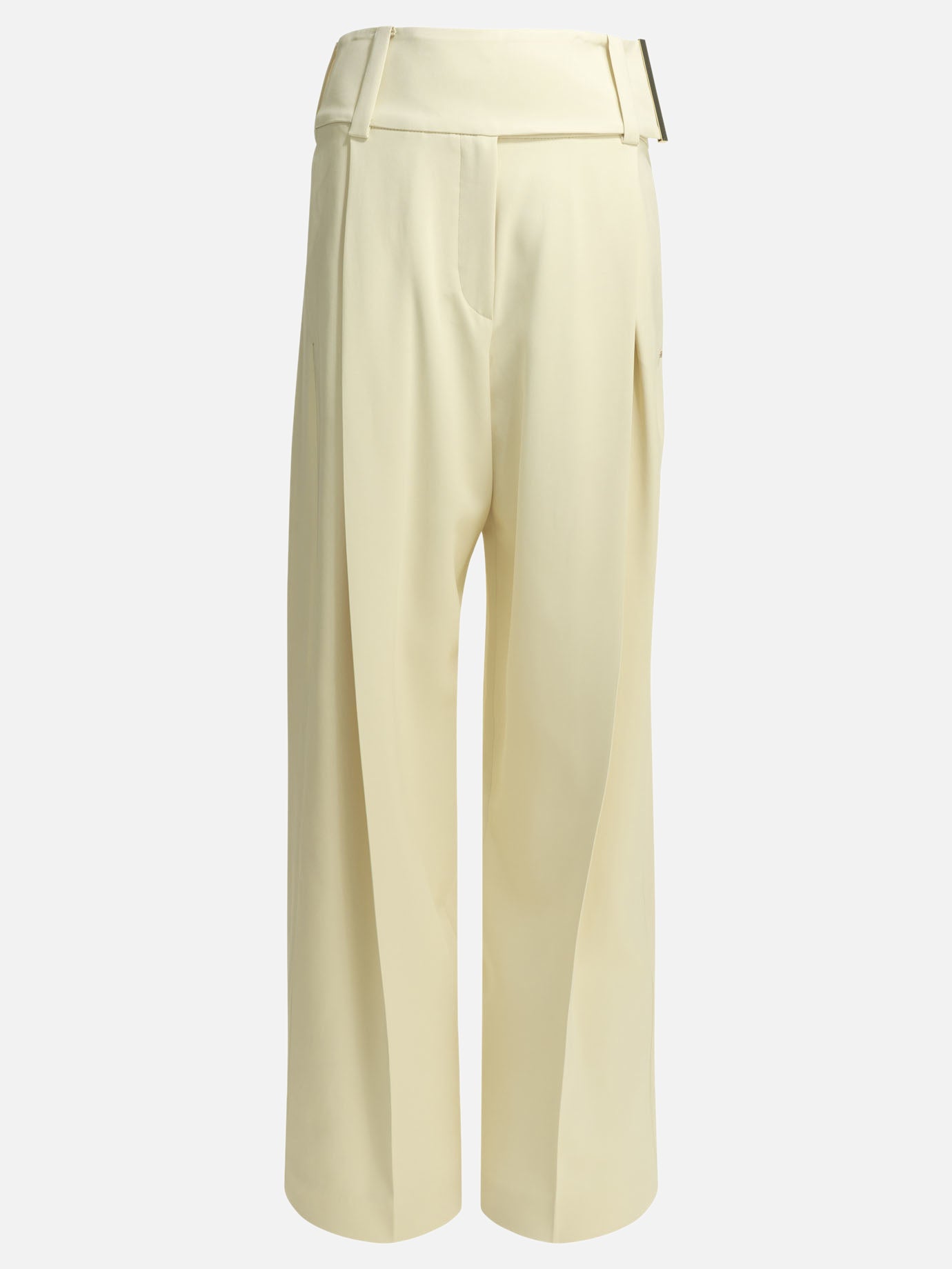Tailored trousers Solid colour  White - Max Mara Sportmax Women | PDP | VIETTI Online Store | Zoom-Modal
