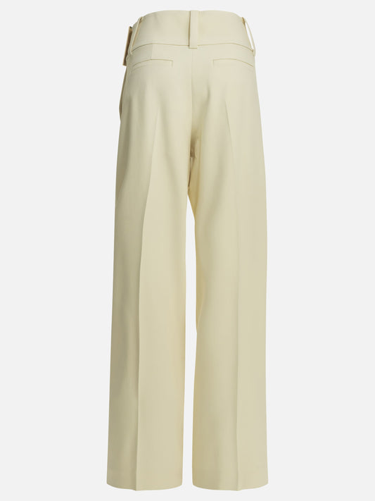 Tailored trousers Solid colour  White - Max Mara Sportmax Women | PDP | VIETTI Online Store | 2
