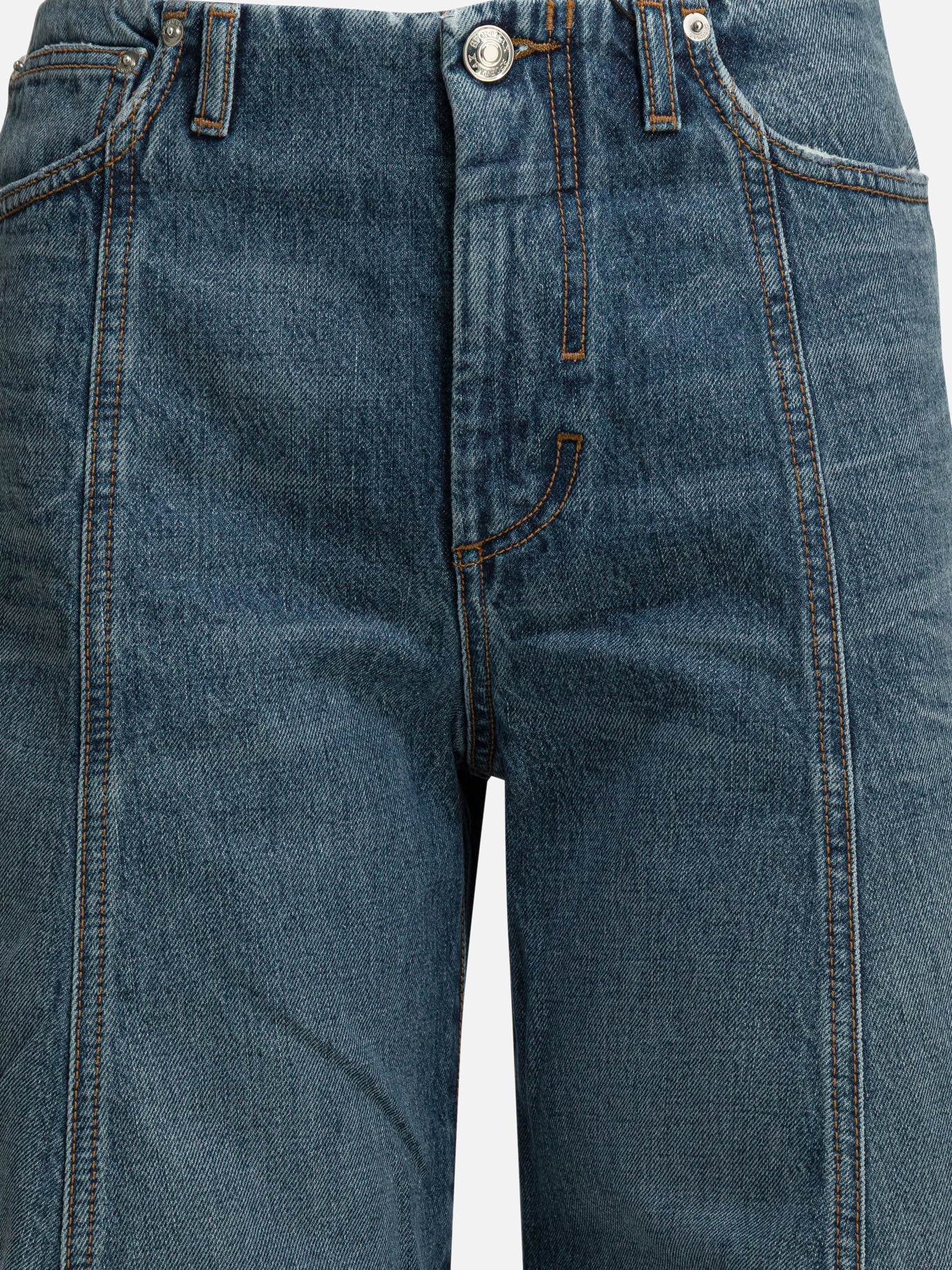 Jeans a gamba larga Solid colour  Blu - Max Mara Sportmax Donna | PDP | VIETTI Online Store | Zoom-Modal_3
