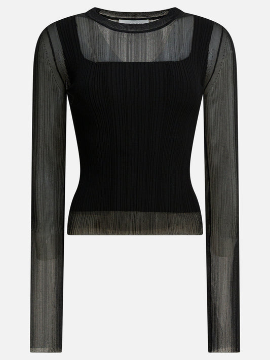 T-shirt girocollo Solid colour  Nero - Max Mara Sportmax Donna | PDP | VIETTI Online Store 
