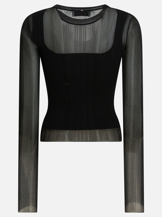 T-shirt girocollo Solid colour  Nero - Max Mara Sportmax Donna | PDP | VIETTI Online Store | 2
