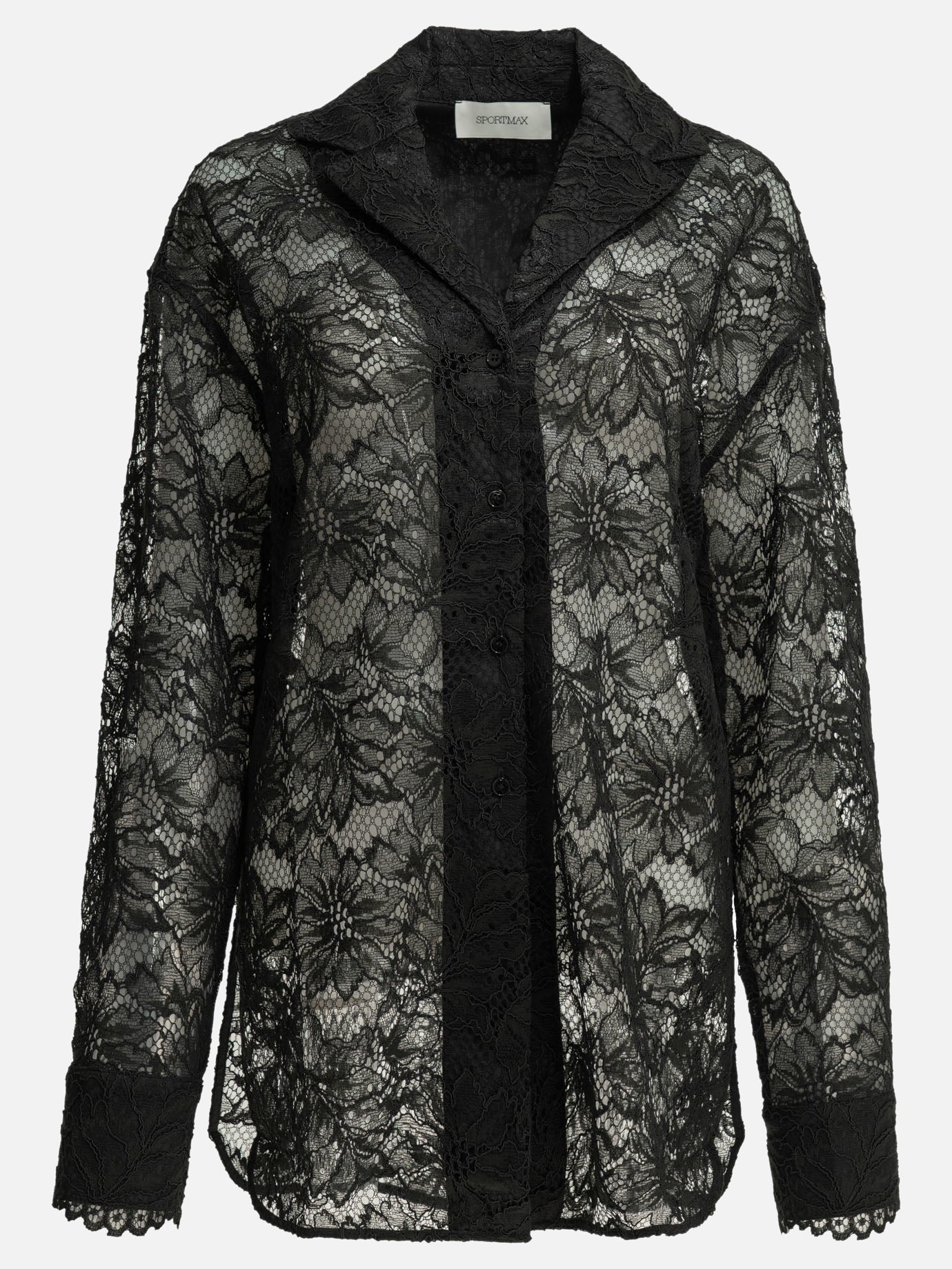 Casual shirts Solid colour  Black - Max Mara Sportmax Women | PDP | VIETTI Online Store | thumbnail