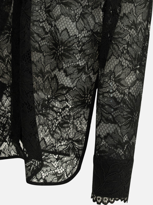 Max Mara Sportmax Casual lace shirt Black

