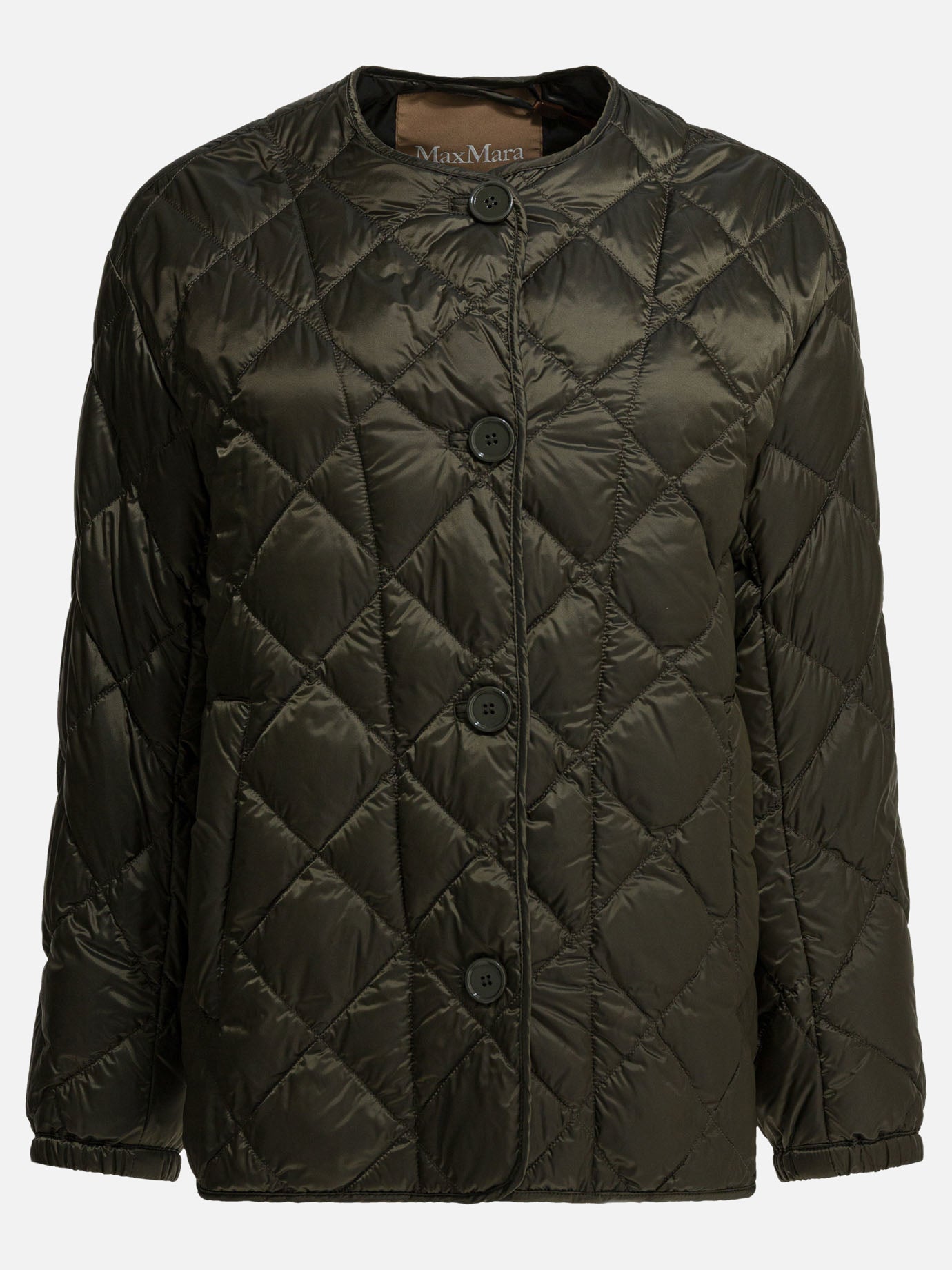 Down jackets Solid colour  Green - Max Mara The Cube Women | PDP | VIETTI Online Store | Zoom-Modal
