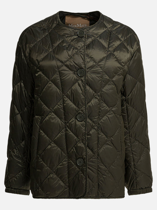 Down jackets Solid colour  Green - Max Mara The Cube Women | PLP | VIETTI Online Store 

