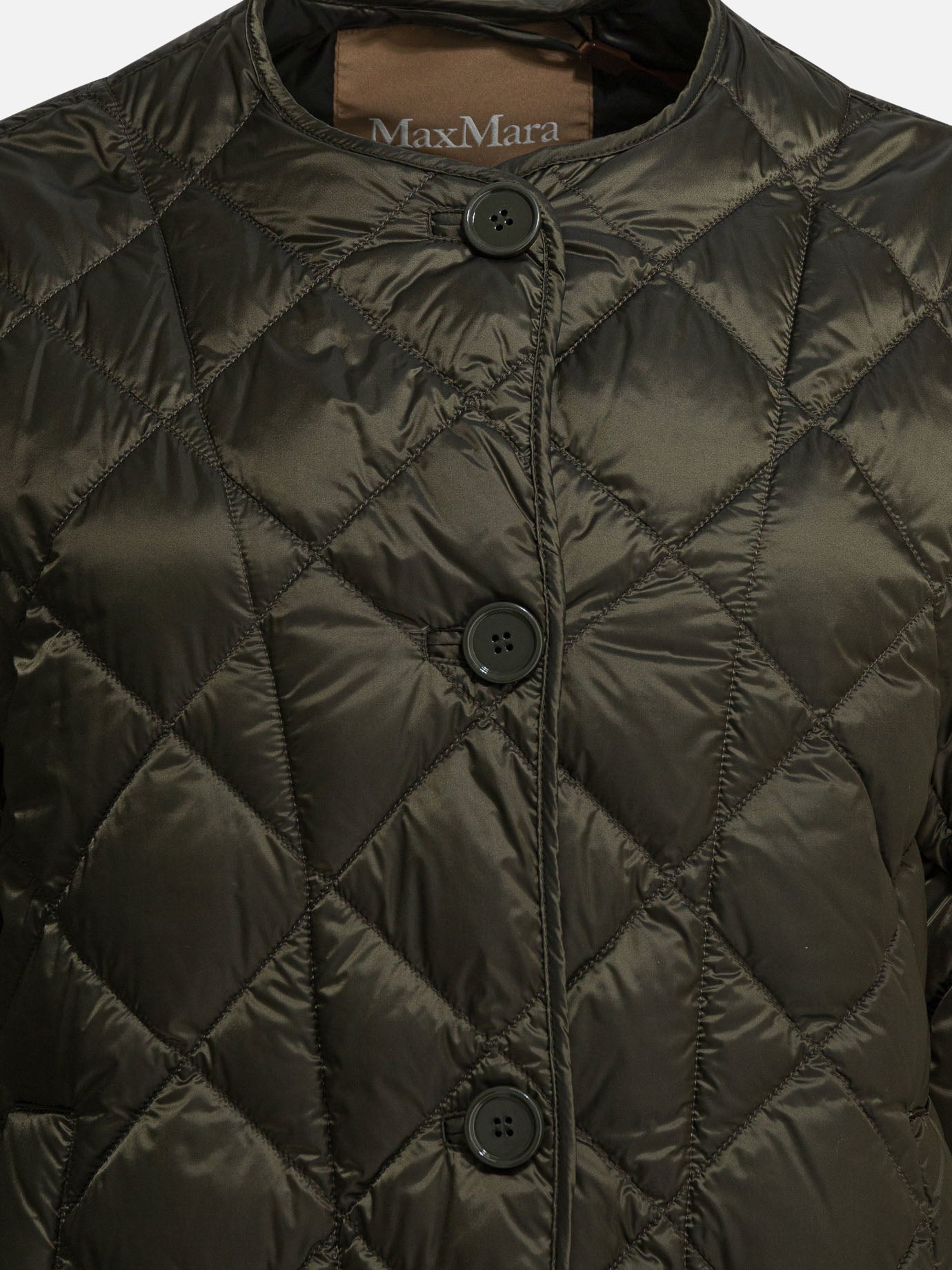 Down jackets Solid colour  Green - Max Mara The Cube Women | PDP | VIETTI Online Store | thumbnail_3