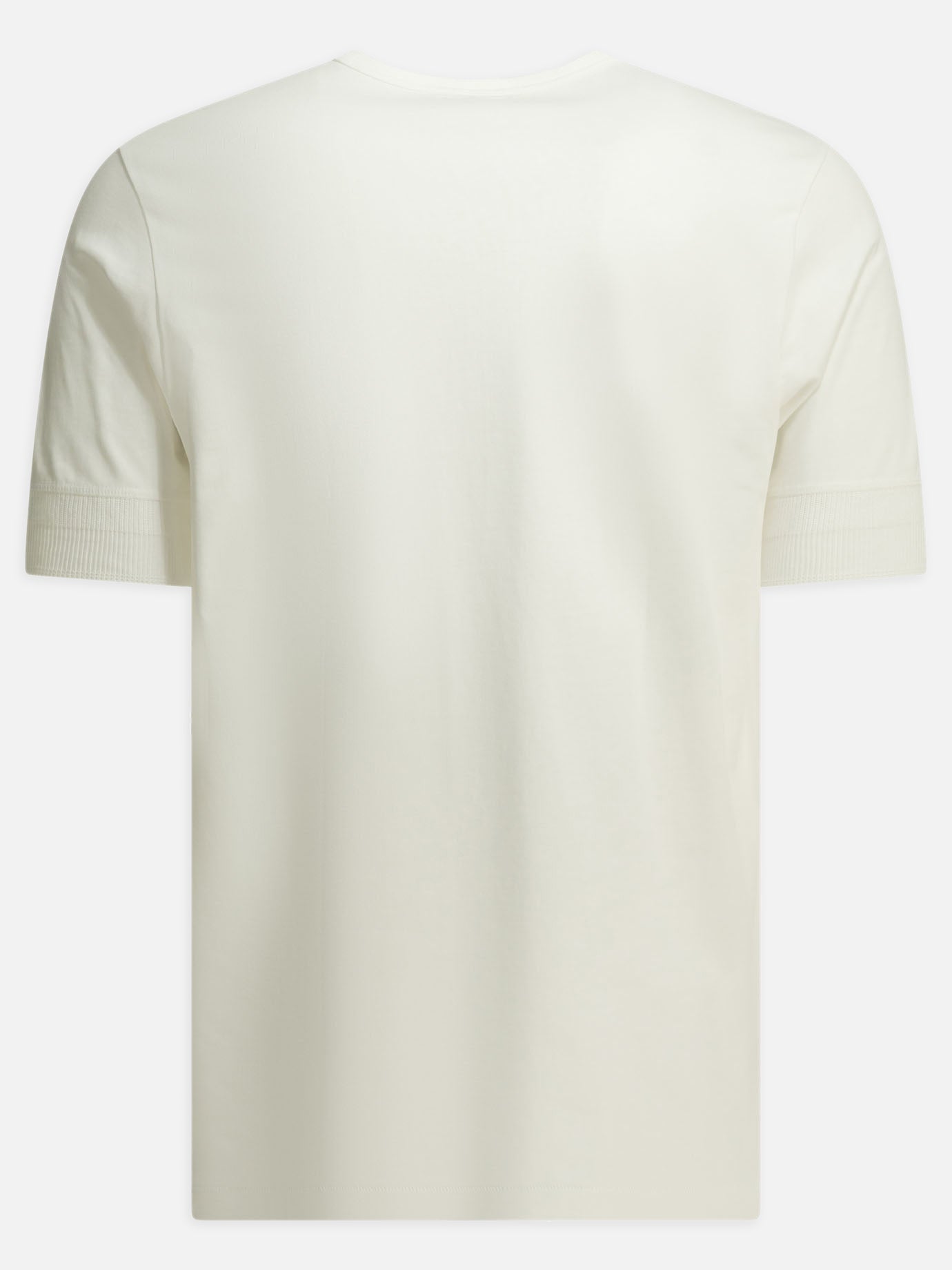 T-shirt serafino Solid colour  Bianco - Merz b. Schwanen Uomo | PDP | VIETTI Online Store | thumbnail_2
