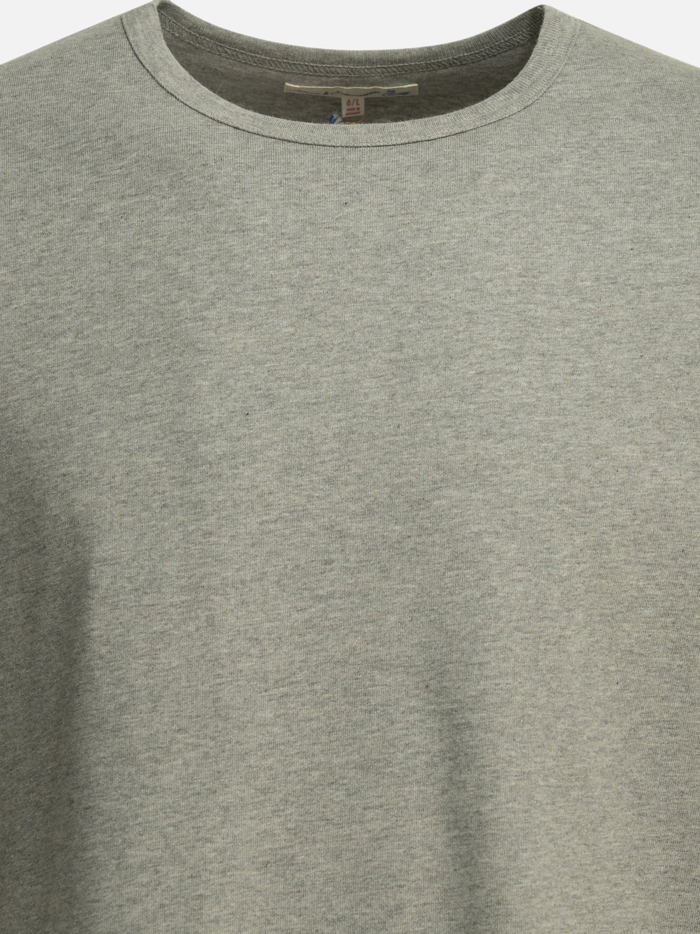 Crewneck t-shirts Solid colour  Grey - Merz b. Schwanen Men | PDP | VIETTI Online Store | Zoom-Modal_3
