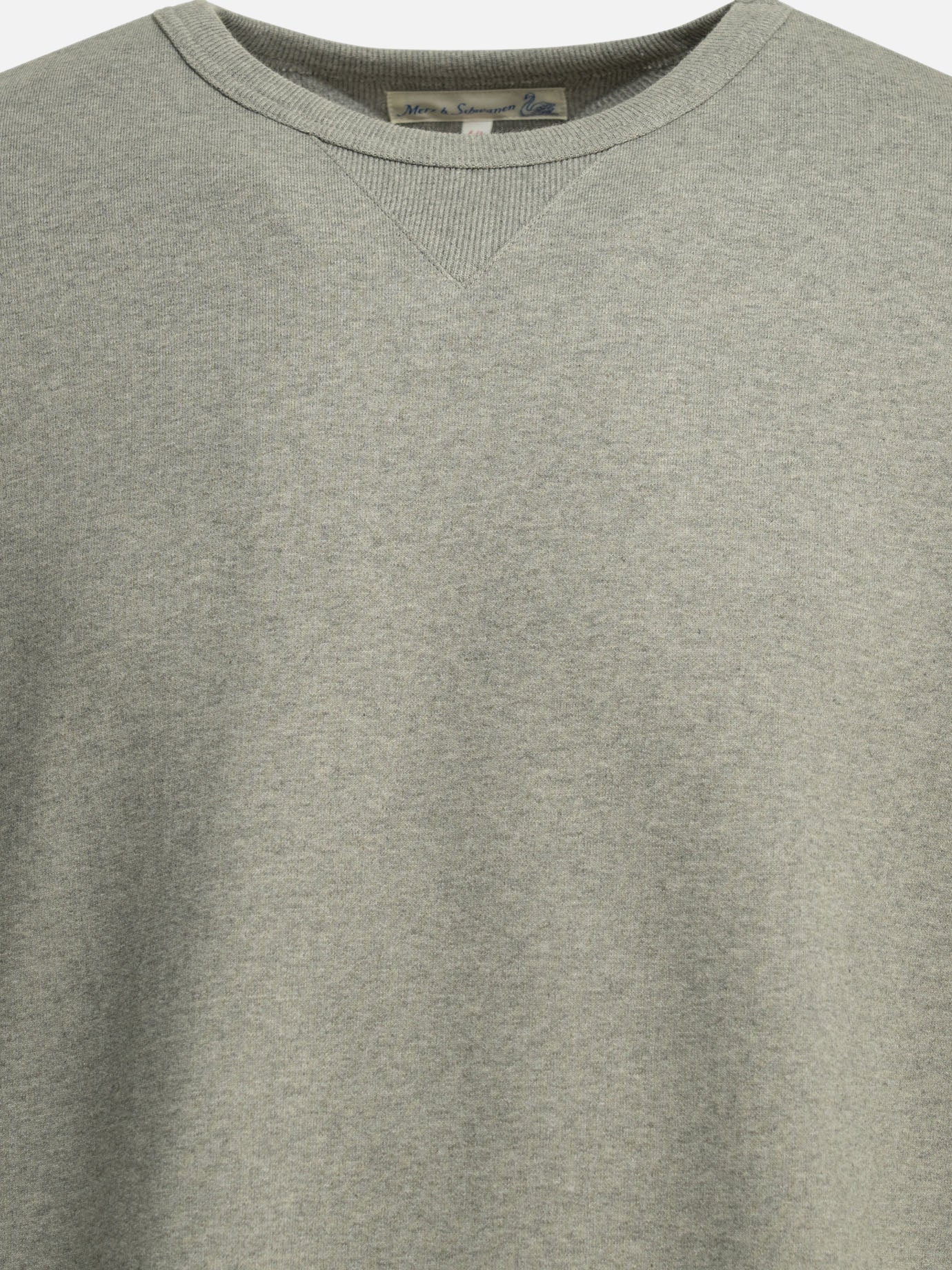 Crewnecks Solid colour  Grey - Merz b. Schwanen Men | PDP | VIETTI Online Store | Zoom-Modal_3
