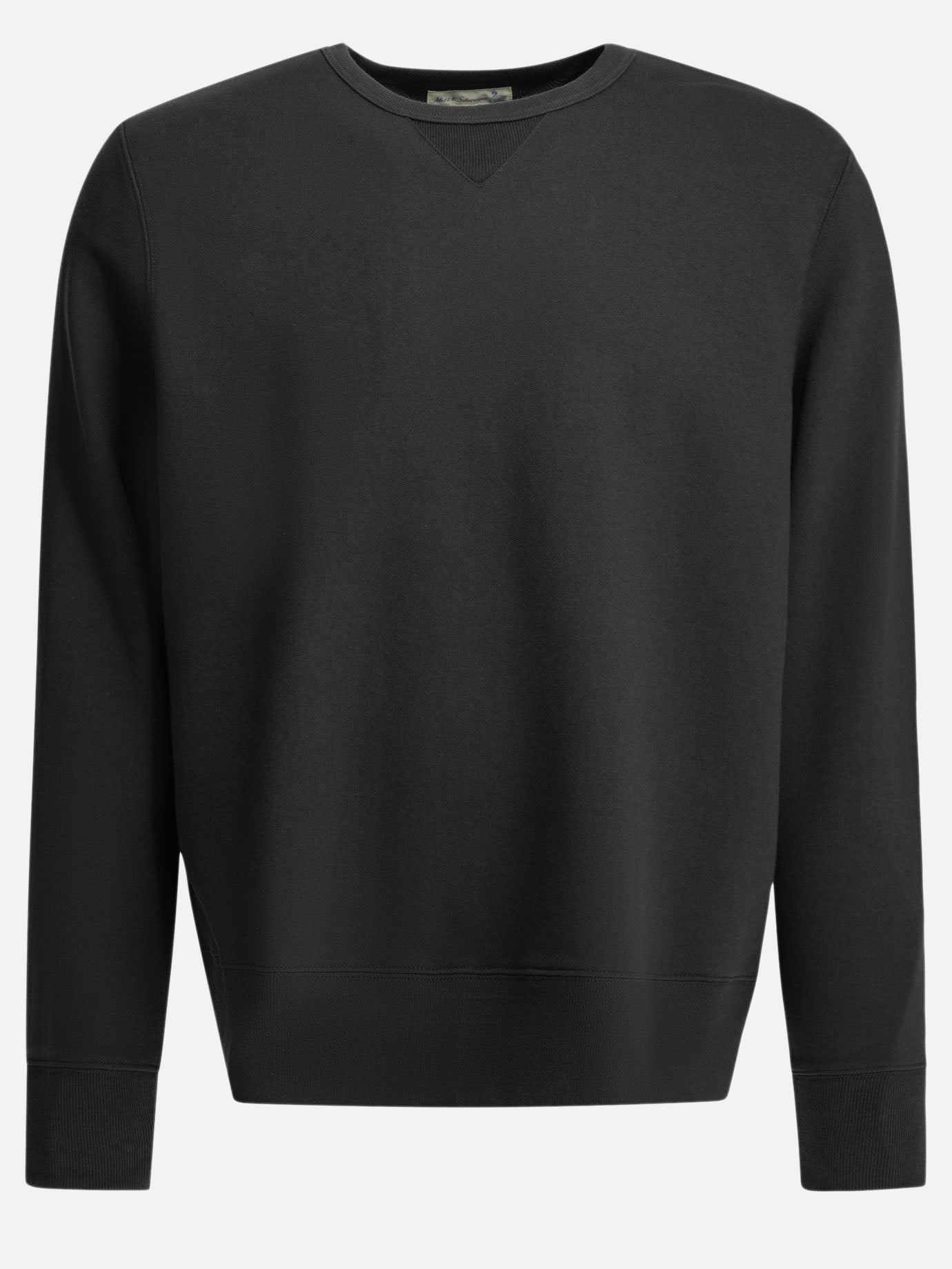 Crewnecks Solid colour  Black - Merz b. Schwanen Men | PDP | VIETTI Online Store | Zoom-Modal
