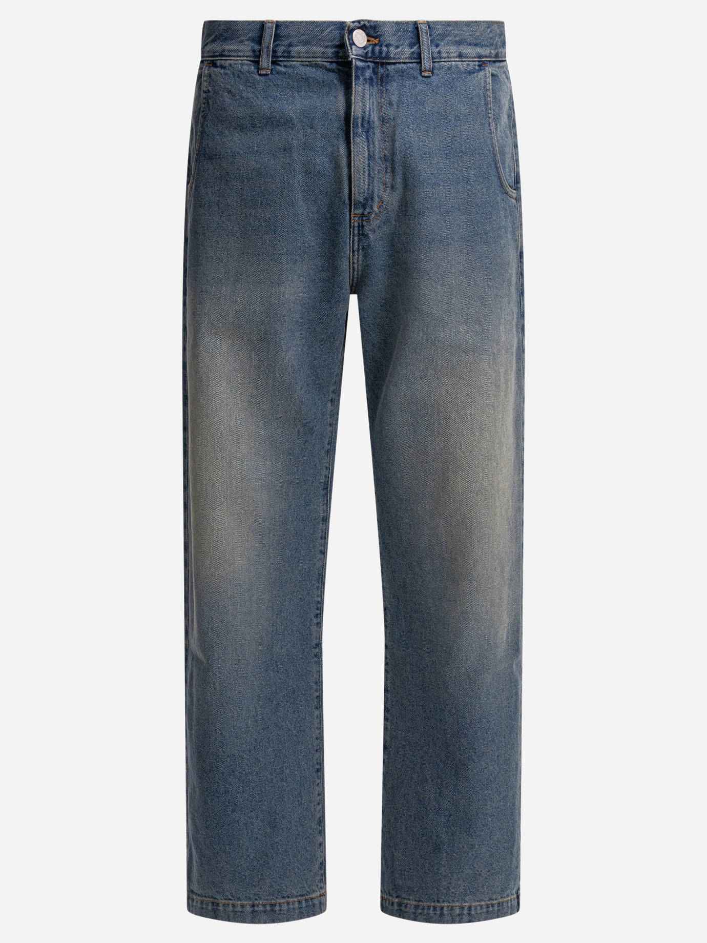 Wide-leg jeans Solid colour  Blue - MFPEN Men | PDP | VIETTI Online Store | thumbnail