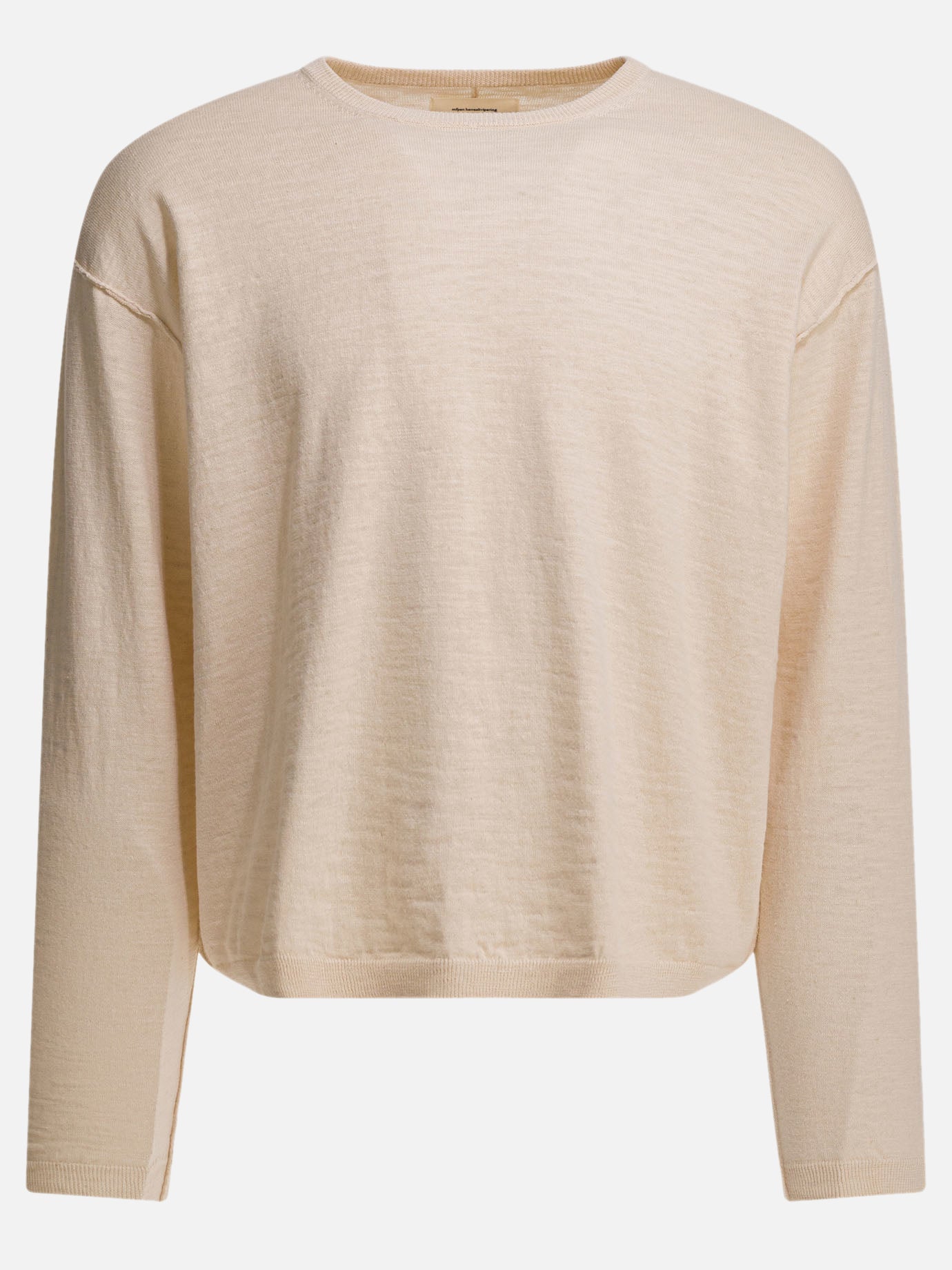 Round neck sweaters Solid colour  White - MFPEN Men | PDP | VIETTI Online Store | thumbnail