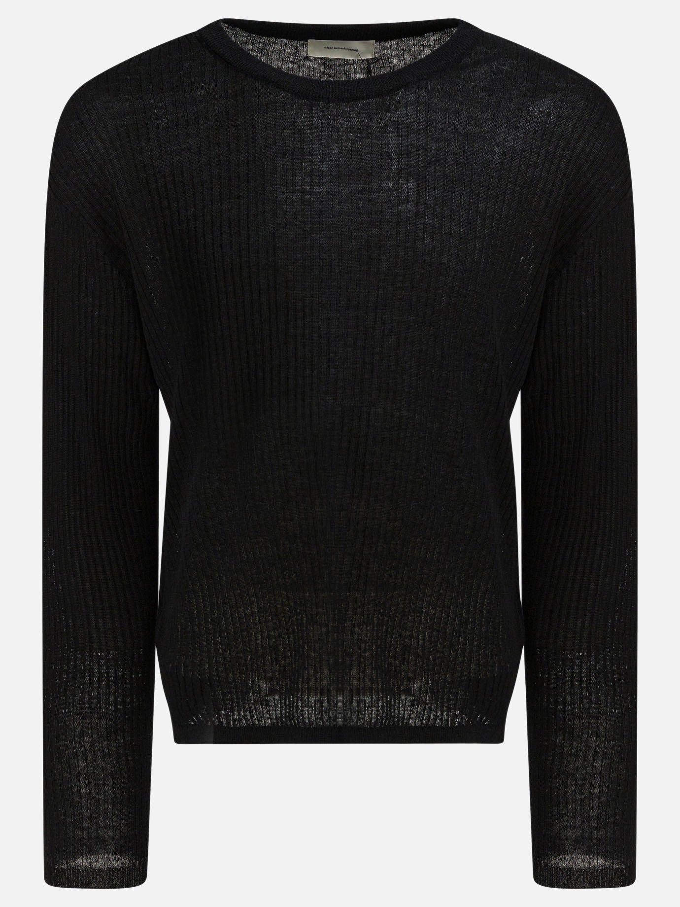 Crewneck sweaters Solid colour  Black - MFPEN Men | PDP | VIETTI Online Store | thumbnail