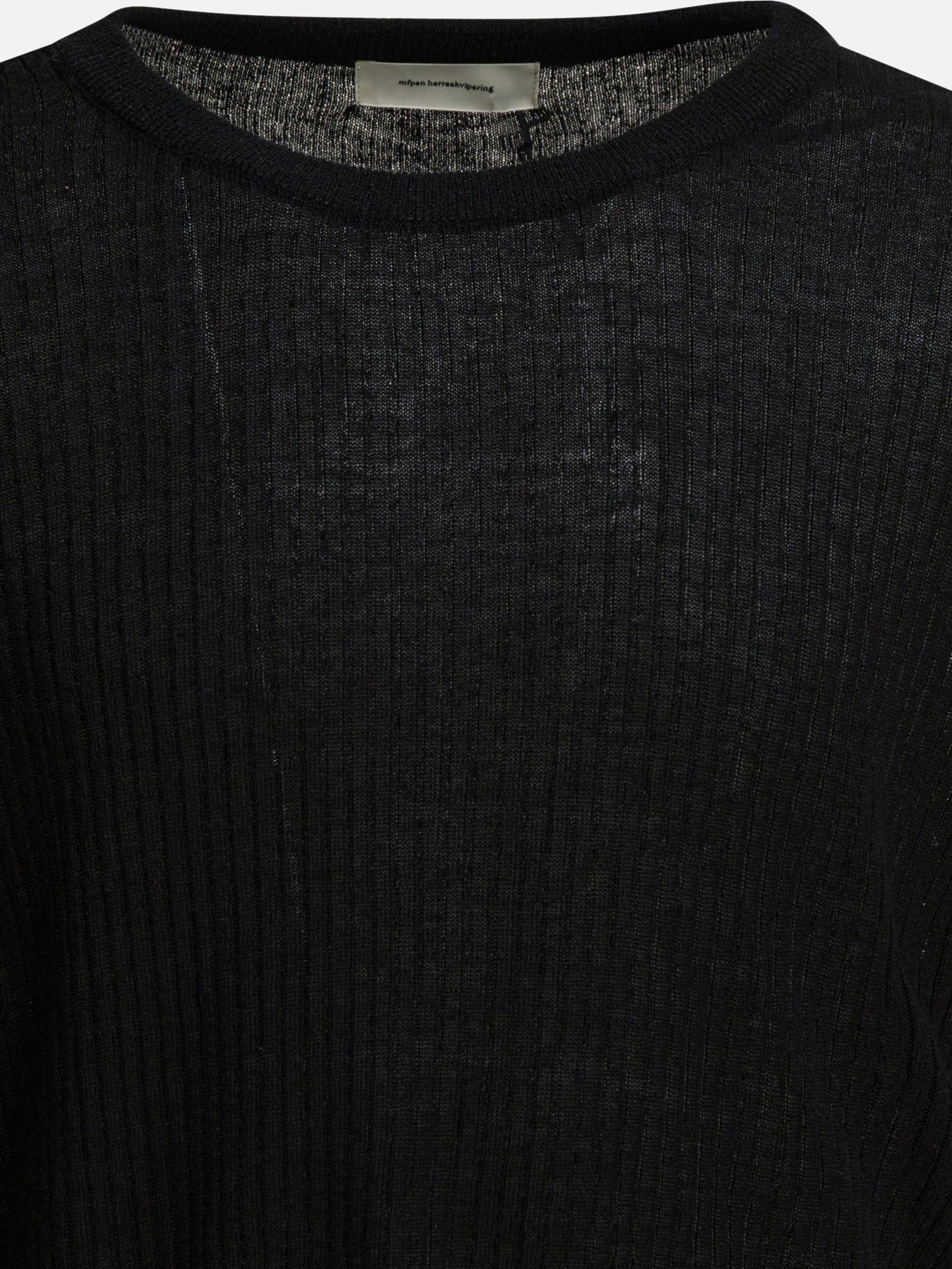 Crewneck sweaters Solid colour  Black - MFPEN Men | PDP | VIETTI Online Store | thumbnail_3