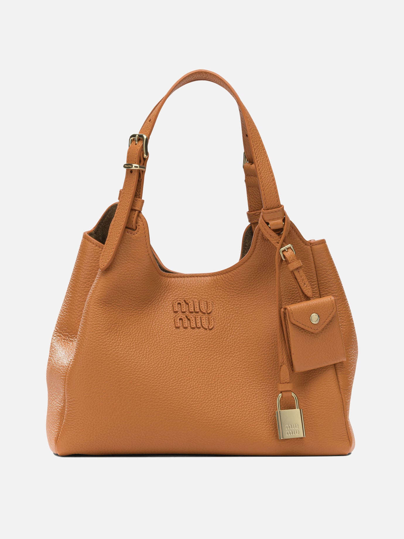 Borse piccole 100% calf leather  Arancione - Miu Miu Donna | PDP | VIETTI Online Store | thumbnail