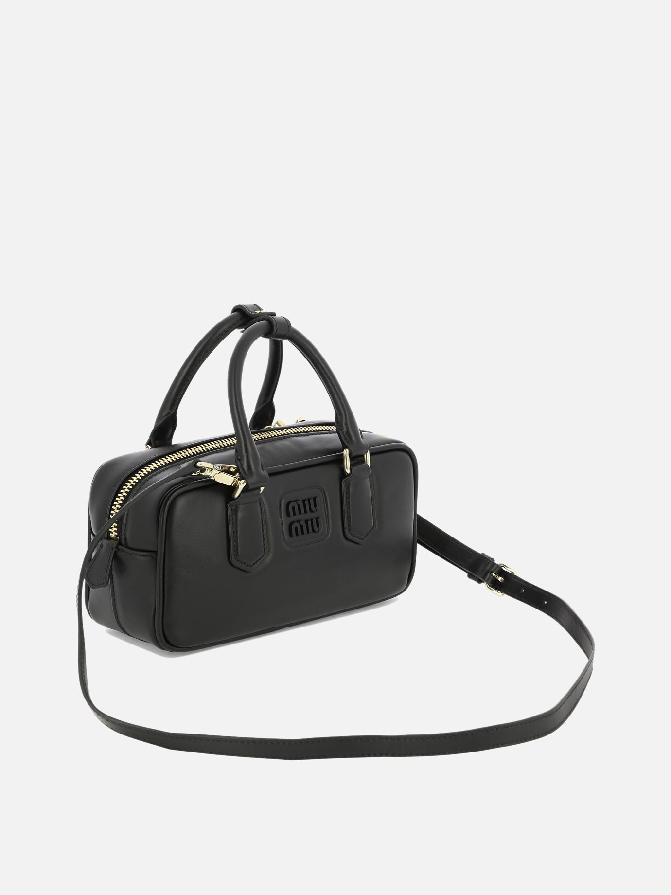 Miumiu Arcadie アルカディ　ブラック　レギュラーサイズ Miu Miu Arcadie Bag | Black | FARFETCH