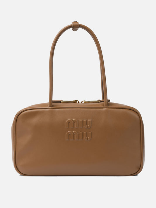 Borse medie 100% calf leather  Marrone - Miu Miu Donna | PDP | VIETTI Online Store 
