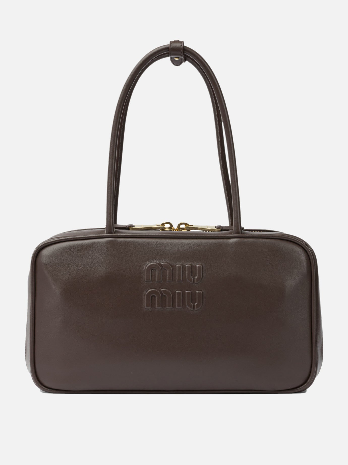 Borse medie 100% calf leather  Marrone - Miu Miu Donna | PDP | VIETTI Online Store | thumbnail