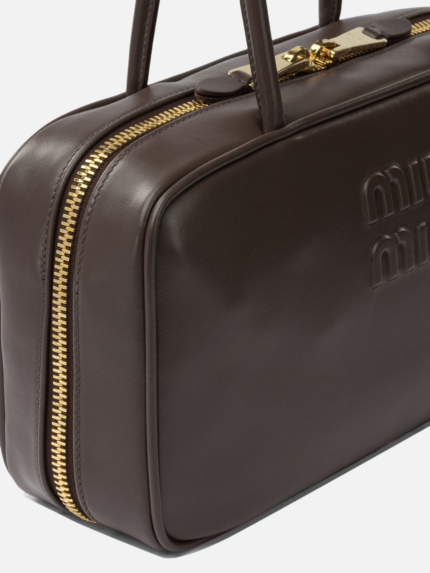 Borse medie 100% calf leather  Marrone - Miu Miu Donna | PDP | VIETTI Online Store | thumbnail_4