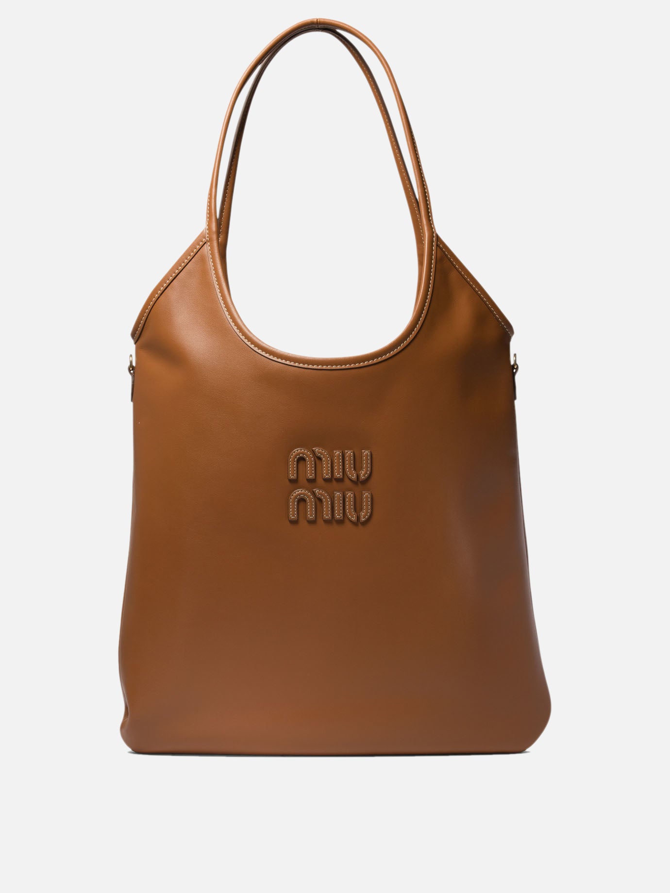 Medium bags 100% calf leather  Brown - Miu Miu Women | PDP | VIETTI Online Store | Zoom-Modal

