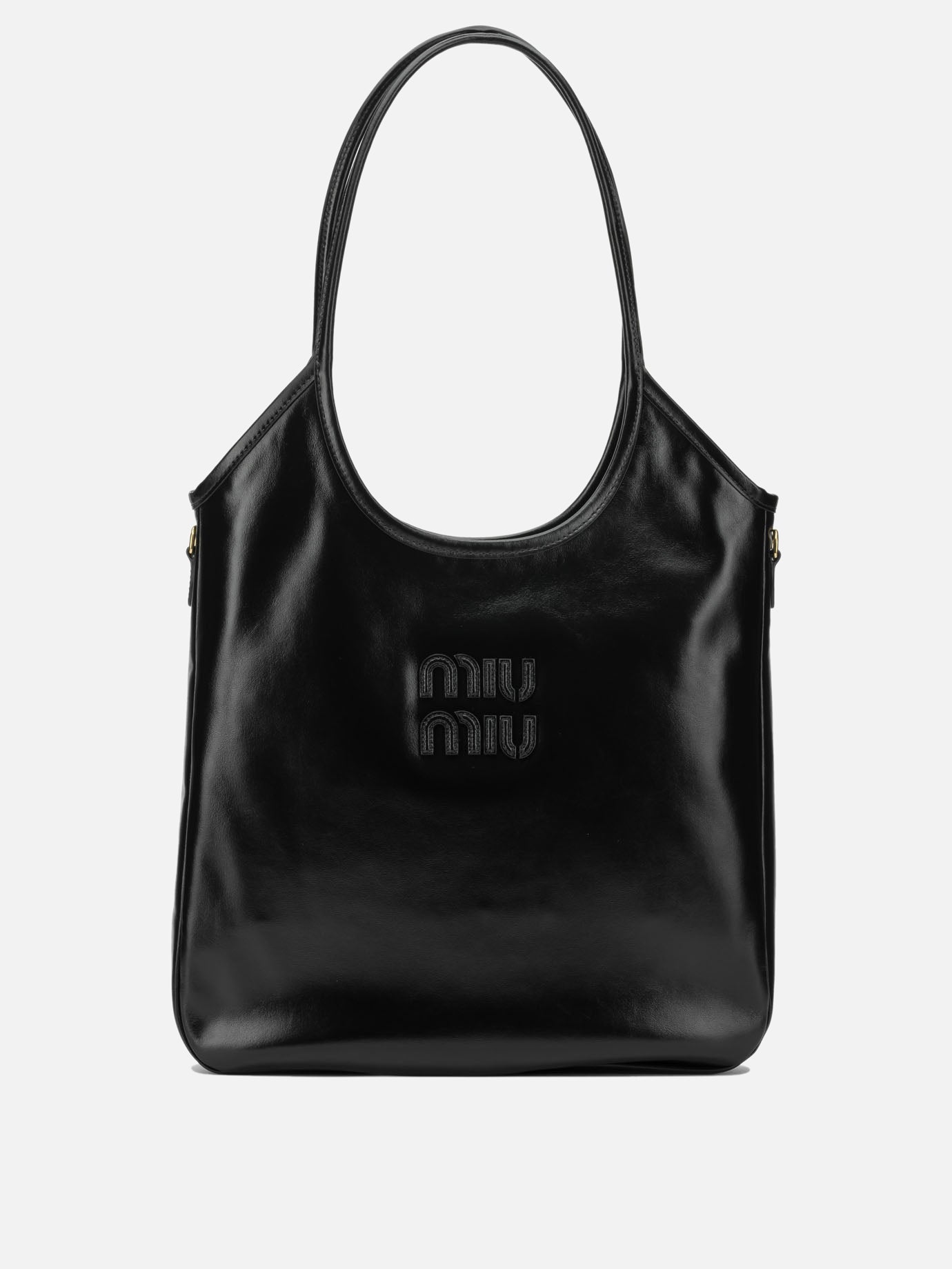 Borse medie 100% calf leather  Nero - Miu Miu Donna | PDP | VIETTI Online Store | Zoom-Modal
